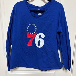 Fanatics Blue Long Sleeve Shirt